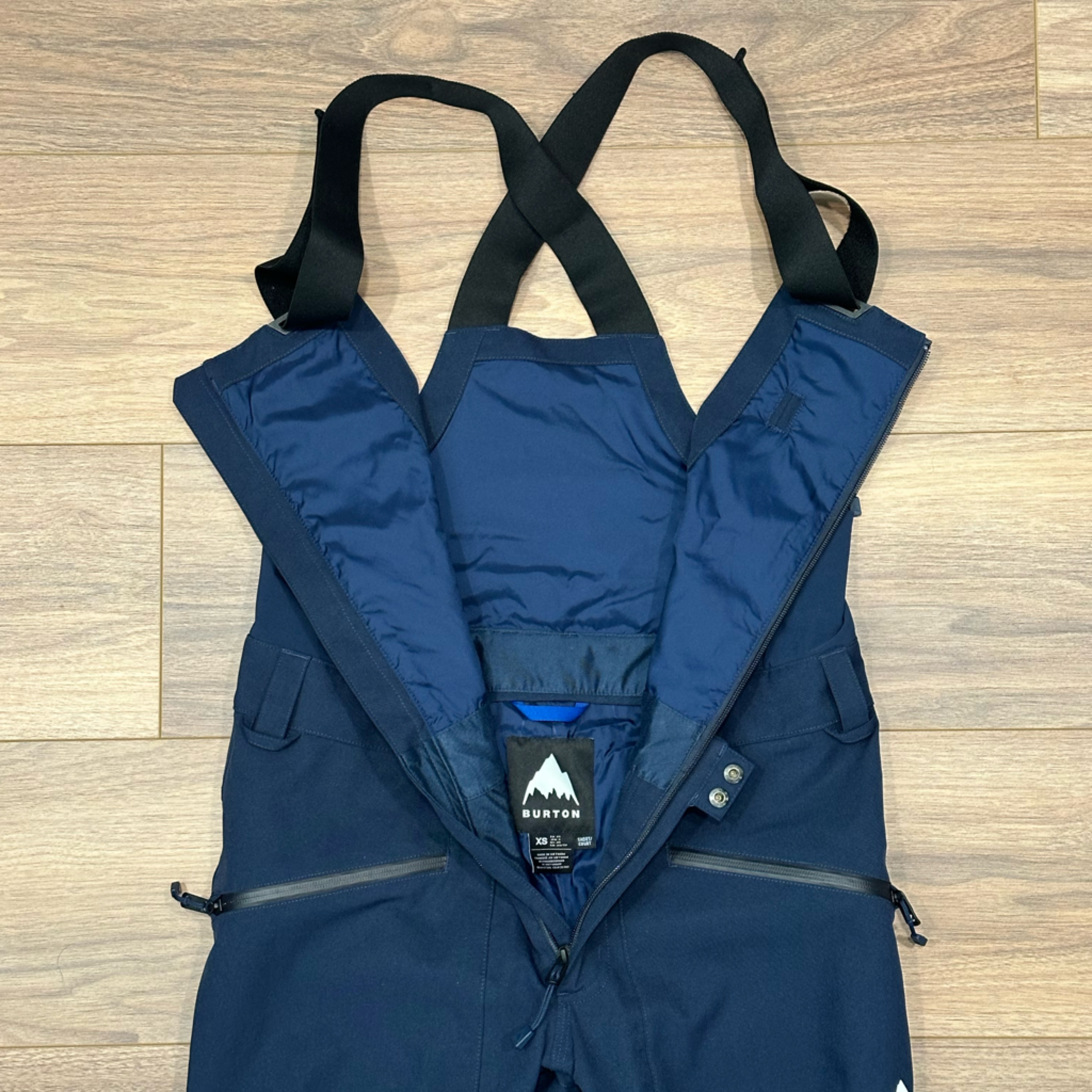 Burton Men’s Reserve 2l Bibs In Dress Blue Size Xs Short — image 2 of 8